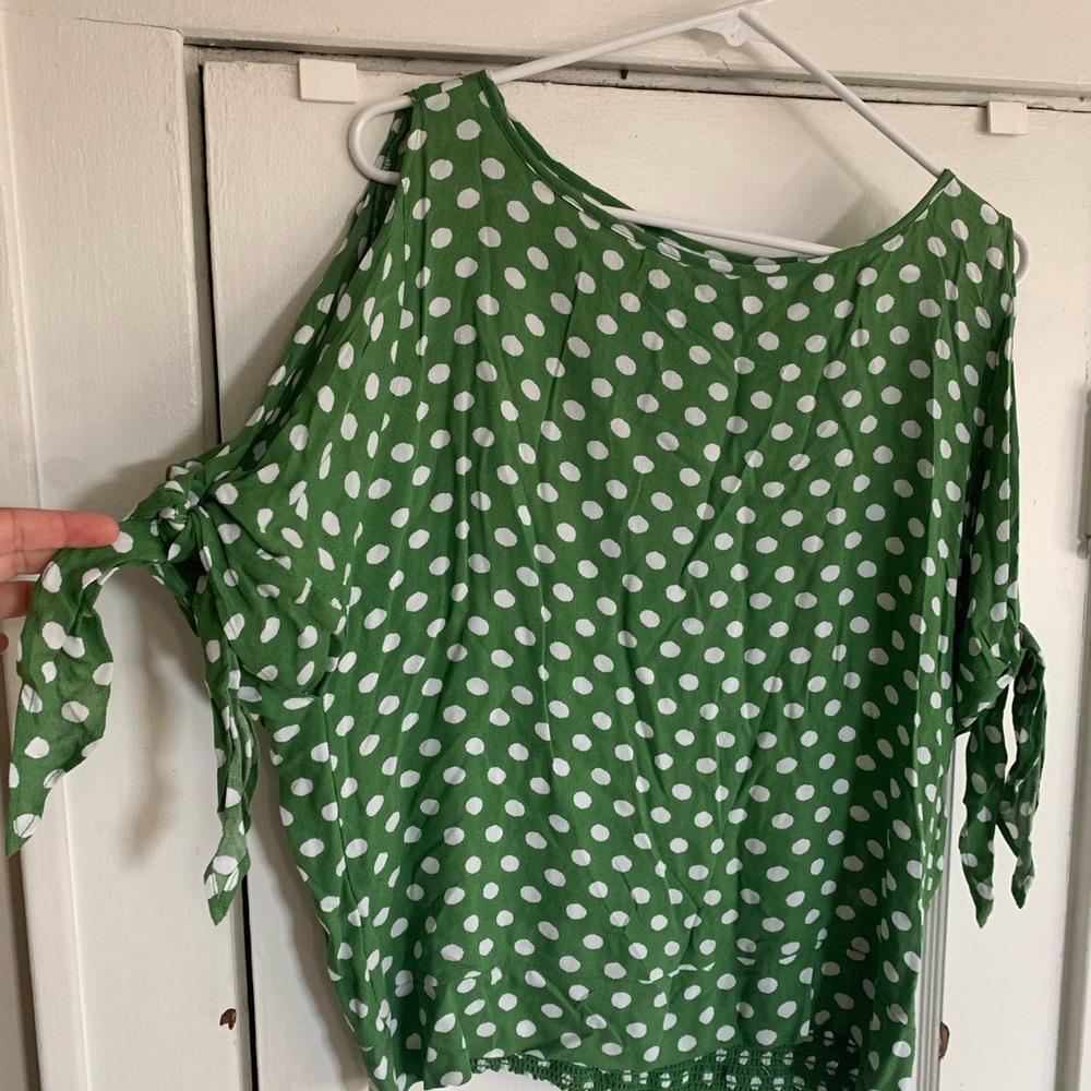 Cold shoulder blouse